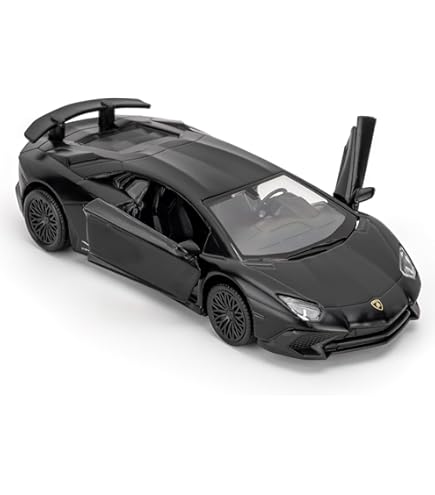 Amazon.com: Lamborghini Matt Black Aventador LP 700-4 1:38 5